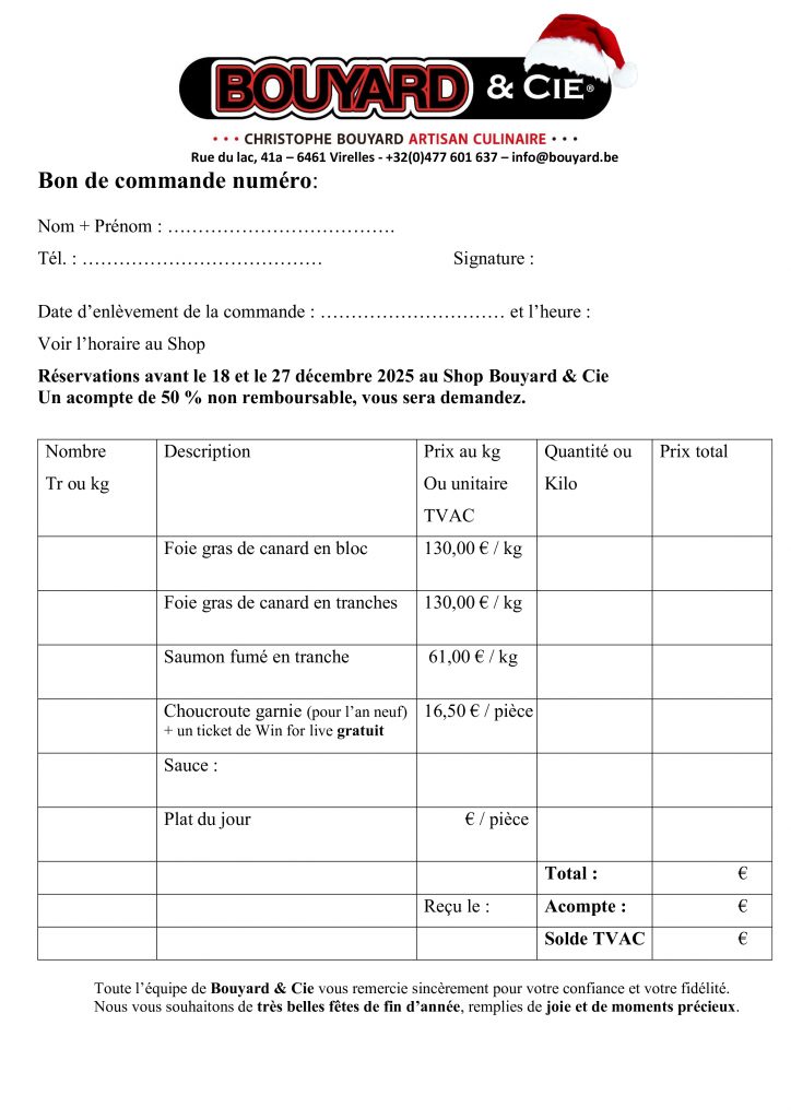 tableau commandes fin dannée 2025 en jpg